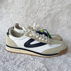 Tretorn White and Blue Women’s Sneakers